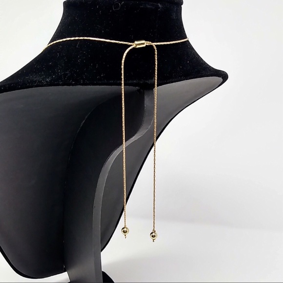 Amrita Singh Emerald Brass Statement Necklace - Picture 4 of 4